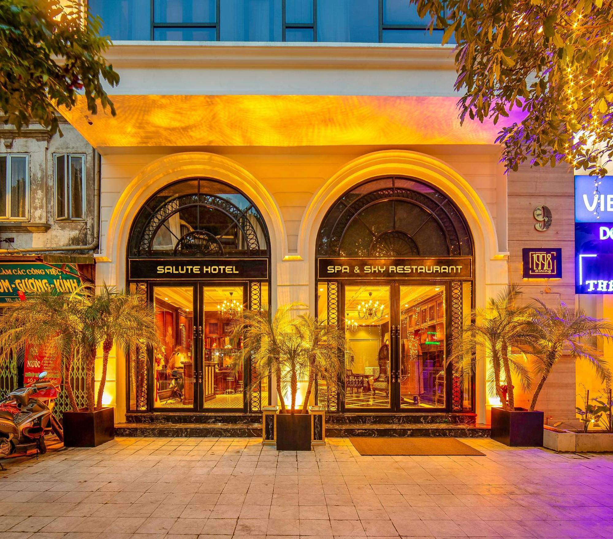 Salute Premium Hotel & Spa Hanói Exterior foto